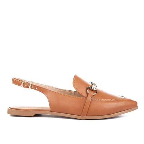 Sapatilha Tanara  Slingback Caramelo