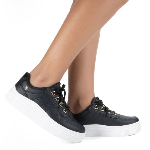 Tênis Kolosh  Casual Flatform Preto