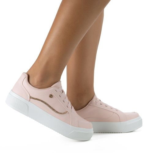 Tênis Kolosh  Casual Flatform Rosa