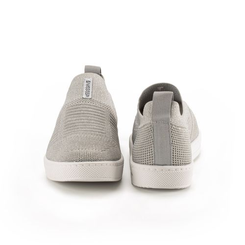 Tênis Mississipi  Slip On Cinza