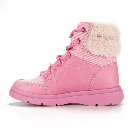 Bota Coturno  Pink Cats Flatform Rosa