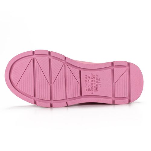 Bota Coturno  Pink Cats Flatform Rosa