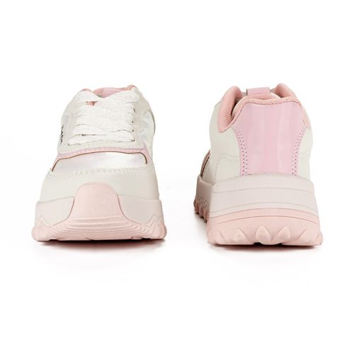 Dad Sneaker  Pink Cats Infantil Branco e Rosa