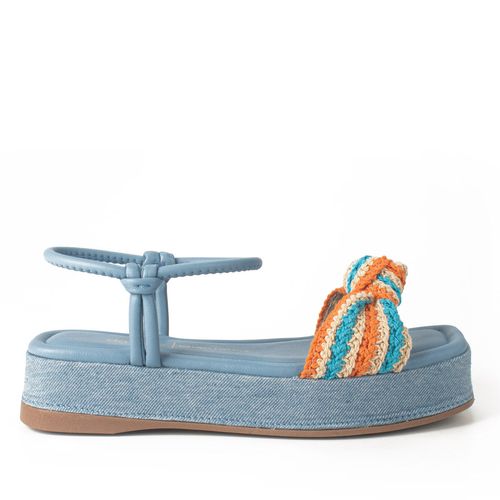 Sandália Dakota  Flatform Azul