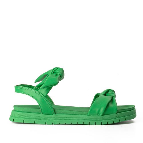 Sandália Dakota  Flatform Verde com Amarração