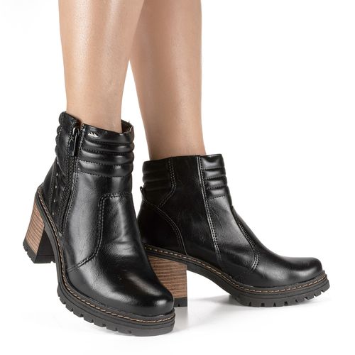 Bota Dakota  de Cano Curto Preta