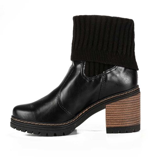 Bota Dakota  de Cano Curto Preta