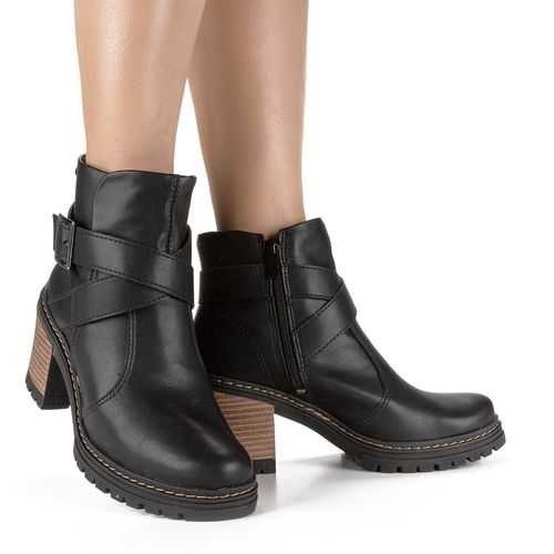 Bota Dakota  de Cano Curto Preta