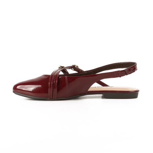 Sapatilha Dakota  Slingback Bordô