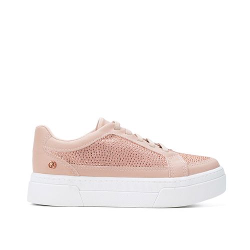 Tênis Kolosh  Casual Rosa com Brilhos