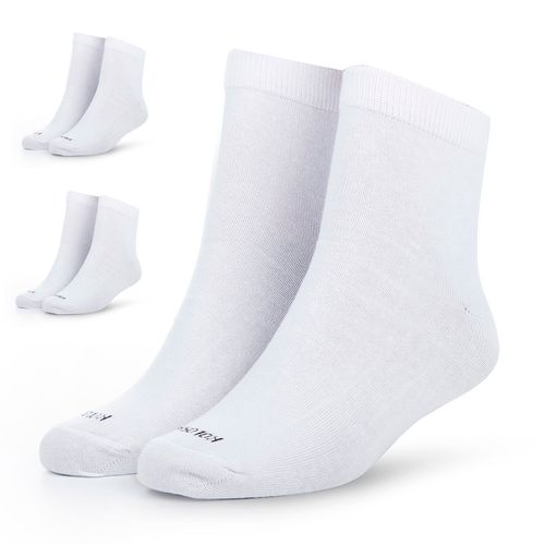 Kit com  3 Pares de Meia Kolosh Masculina Branca