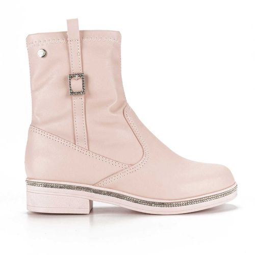 Bota Pink  Cats Infantil de Cano Curto Rosa