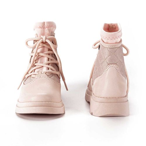 Bota Coturno  Pink Cats Infantil Rosa