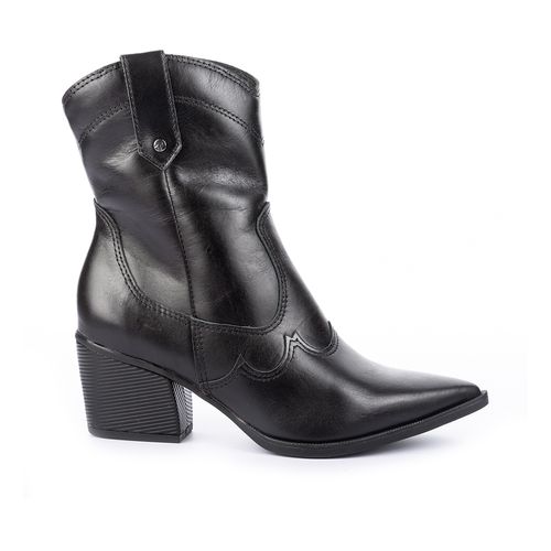Bota Western Tanara de Couro Preta
