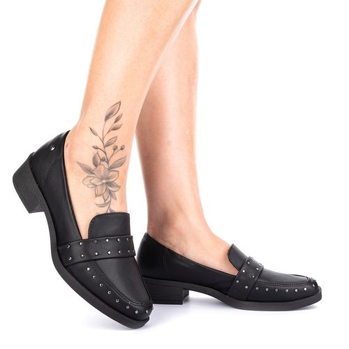 Sapato Tanara  Loafer Preto