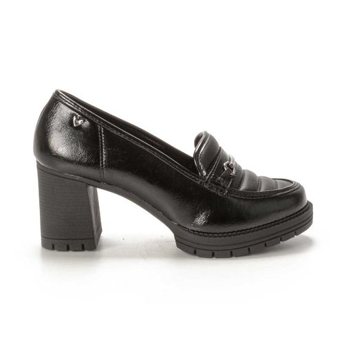 Sapato Mississipi  Loafer de Salto Bloco Preto