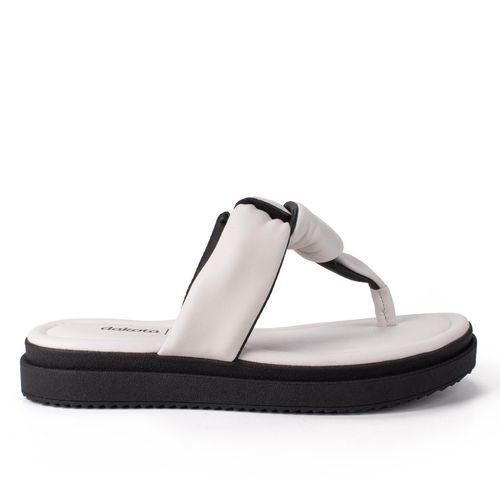 Chinelo Dakota  Flatform Branco