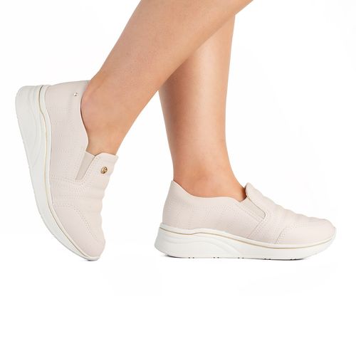 Tênis Kolosh Upper Slip On Bege Claro