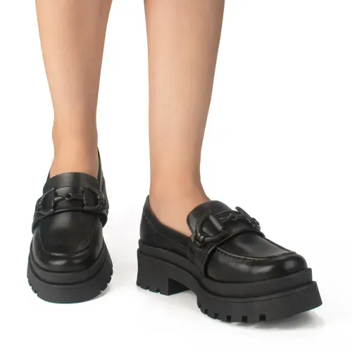 Sapato Dakota  Loafer Tratorado Preto