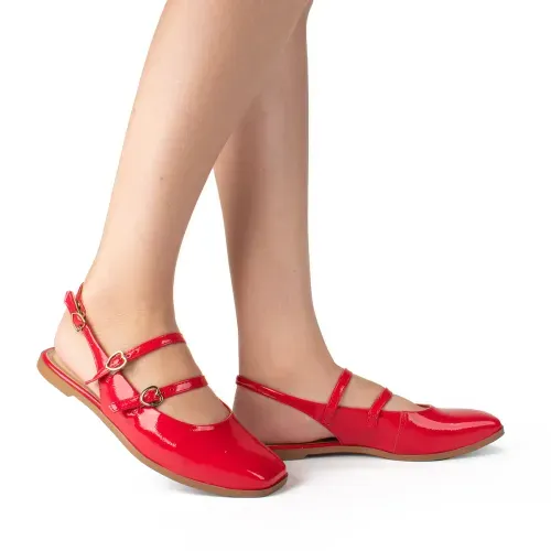 Sapatilha Dakota  Slingback Vermelha