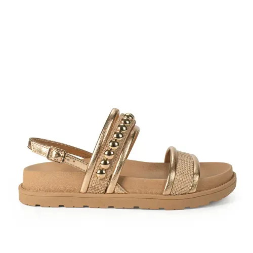 Sandália Dakota  Flatform Metalizada