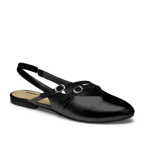 Sapatilha Dakota Slingback Preta