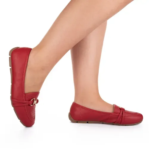 Mocassim Campesí  Vermelho