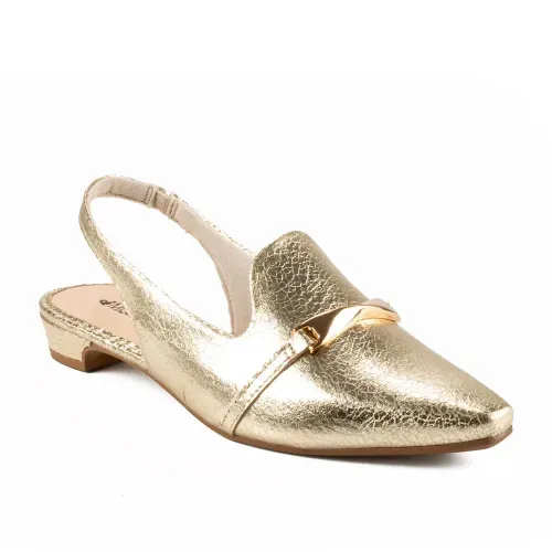 Sapato Mississipi Slingback Metalizado