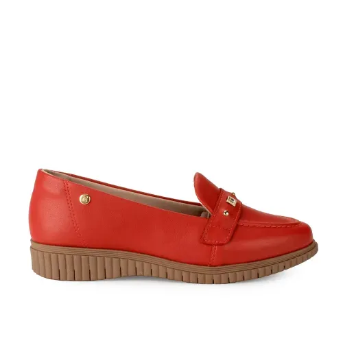 Sapato Campesí Loafer Vermelho