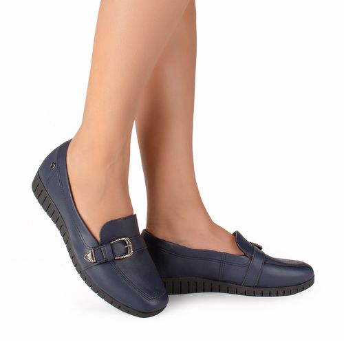 Sapato Campesí Loafer Azul Marinho