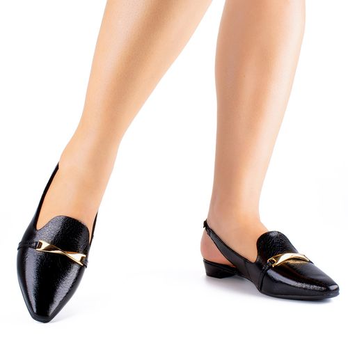 Sapato Mississipi Slingback Preto