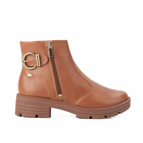 Bota Dakota de Cano Curto Caramelo