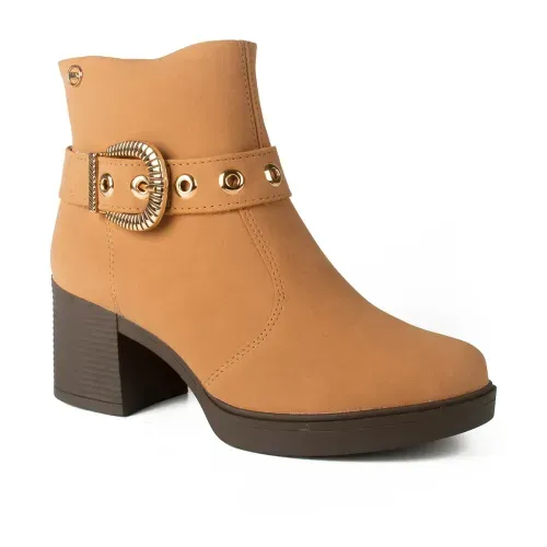 Bota Dakota de Cano Curto Caramelo