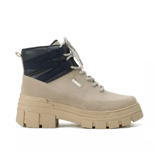 Bota Coturno Kolosh Cinza e Azul Marinho