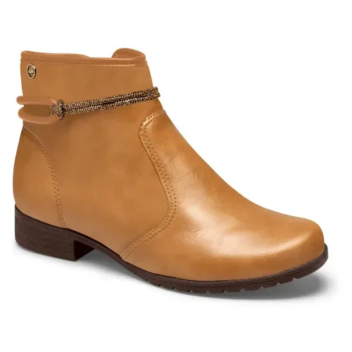 Bota Dakota de Cano Curto Bege