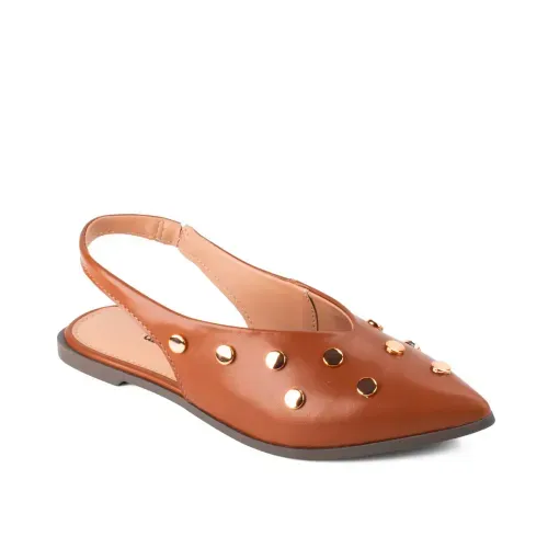 Sapatilha Dakota Slingback Caramelo