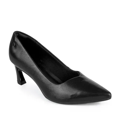 Scarpin Tanara em Couro Preto
