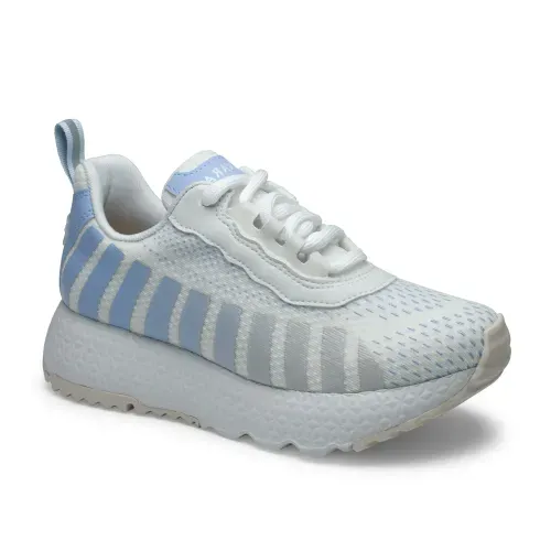 Tênis Tanara Casual Azul e Branco