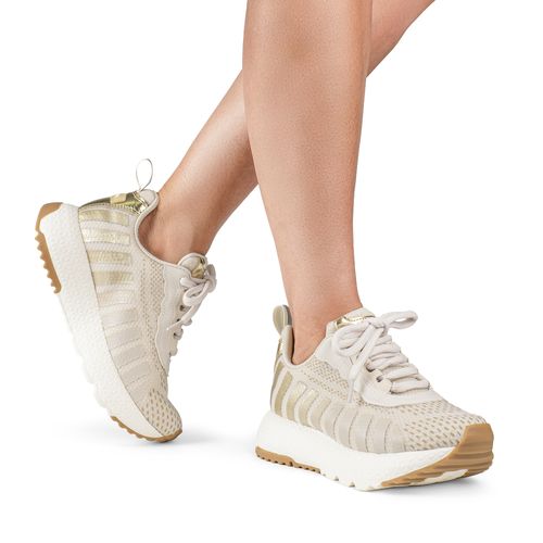 Tênis Tanara Casual Bege