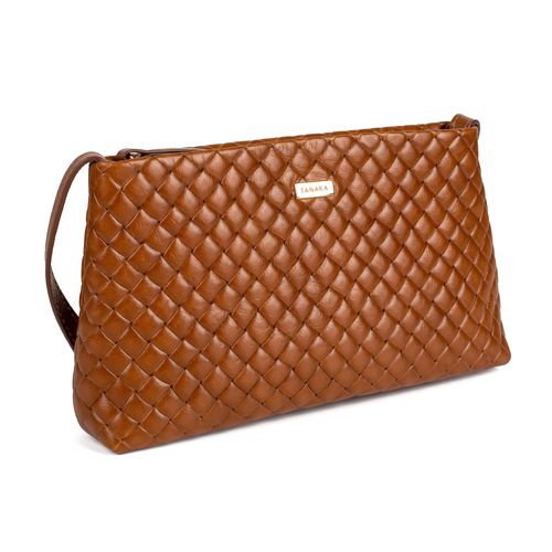 Bolsa Tanara Transversal Caramelo